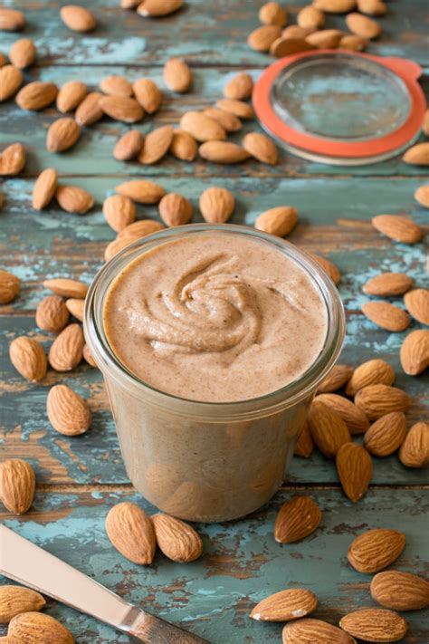 homemade almond butter  family feast