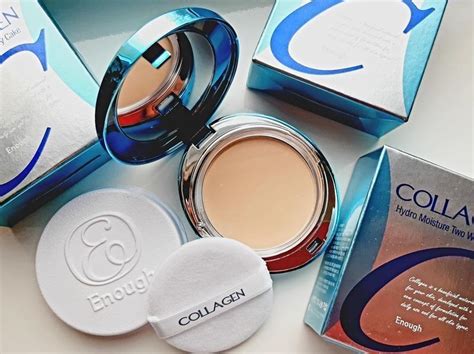 Зволожуюча колагенова пудра enough collagen hydro moisture two way cake ...