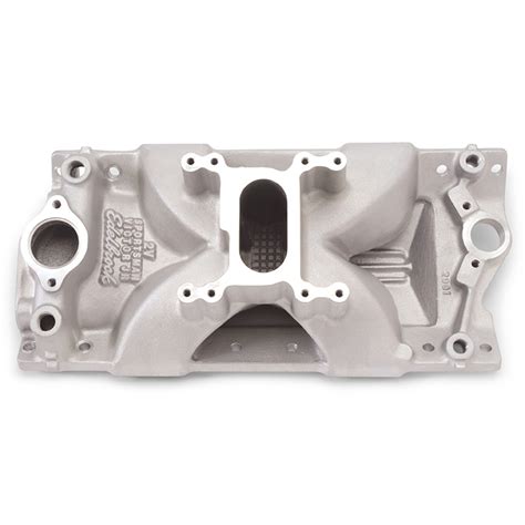 edelbrock victor jr  bbl intake manifold chev sb competition