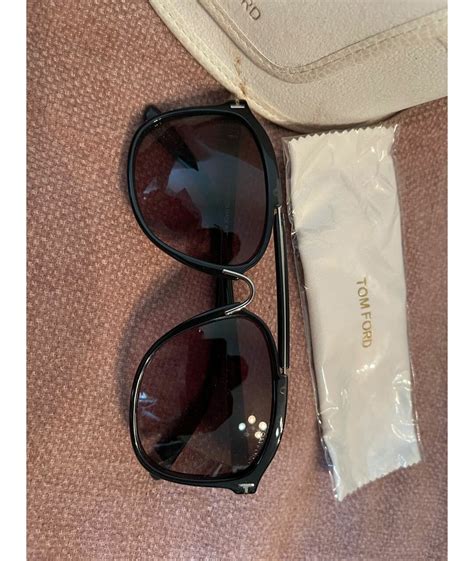 TOM FORD Черные пластиковые солнцезащитные очки для мужчин – купить в ...