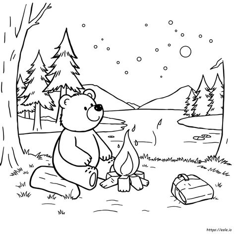 fred bear coloring pages