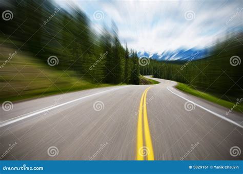 Fast Road stock image. Image of getaway, automobile, deserted - 5829161