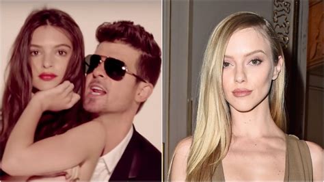 Model Who Starred In Robin Thicke's 'Blurred Lines' Video Recalls On ...