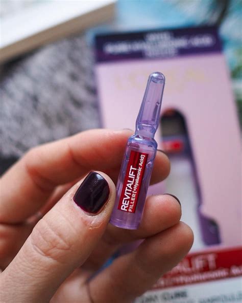 L'Oréal Paris Revitalift Filler Replumping Ampoules. Each ampule is ...
