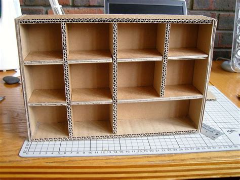 Cardboard Component Storage | Cardboard box diy, Diy cardboard ...