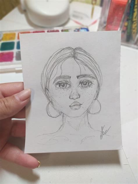 Рисунок лица