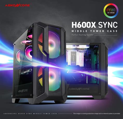 ABKONCORE H600X SYNC Gaming PC Chassis Review - Funky Kit