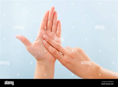 BSL Fingerspelling alphabet Stock Photo - Alamy