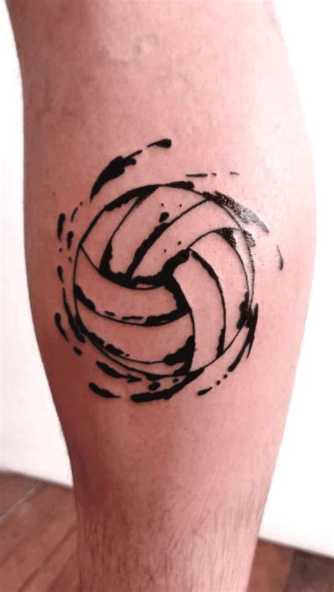 Volleyball Tattoo Design Images (Volleyball Ink Design Ideas ...