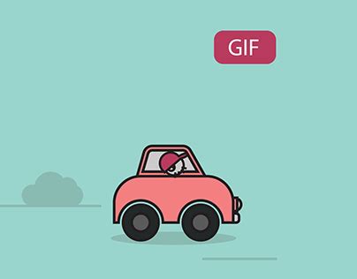 car gif projects   logos illustrations  branding
