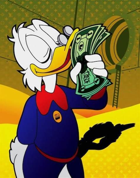 Alec Monopoly Oil Painting on Canvas Graffiti art Uncle Scrooge ...