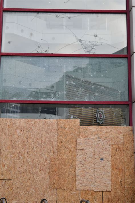 Bristol riots: What under siege police station looks like now - Bristol ...