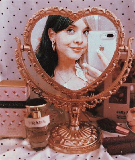 Selfie with Makeup and Cosmetics
