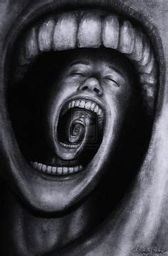 Its just "The Scream," except that its a girl, and its distorted and ...