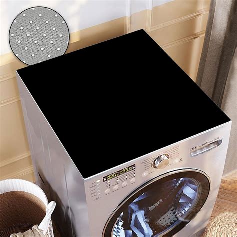 Amazon.com: Anti-Slip Washer or Dryer Top Mat Covers, 27" x 31.5" Black