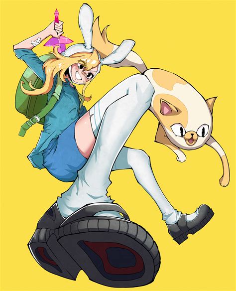 Adventure Time Anime Fionna And Cake