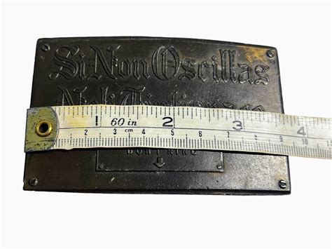 Playboy Mansion Club Swinger Hugh Hefner 1960’s Vintage Belt Buckle