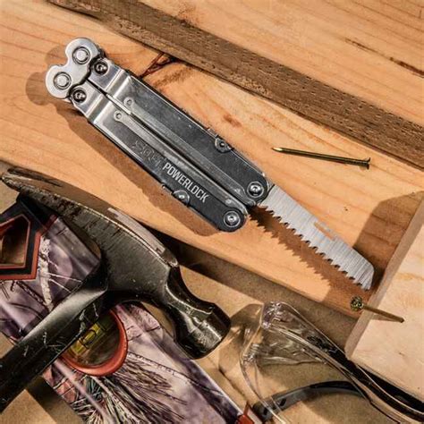 SOG PowerLock Satin with Scissors EDC Multi-Tool