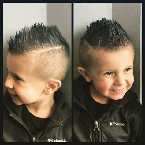 Short Mohawk Fade For Kids