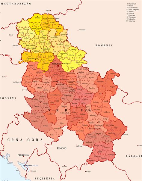 Karta Vojvodine Sa Selima - Mapa Srbije Sa Selima Superjoden | Cipta Denny