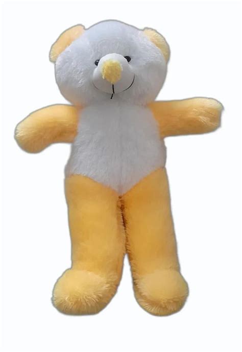 fiber yellow base  feet multi teddy  children   rs