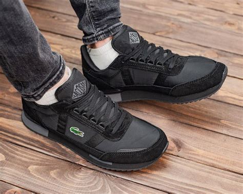 Купить Кроссовки Для Мужчины Лакоска Черные Lacoste Zx Full Black Кеды ...