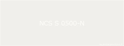 S 0500-N : NCS color S 0500-N | PaintColourChart.com
