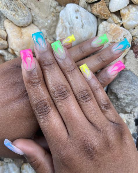 bright color nails 9