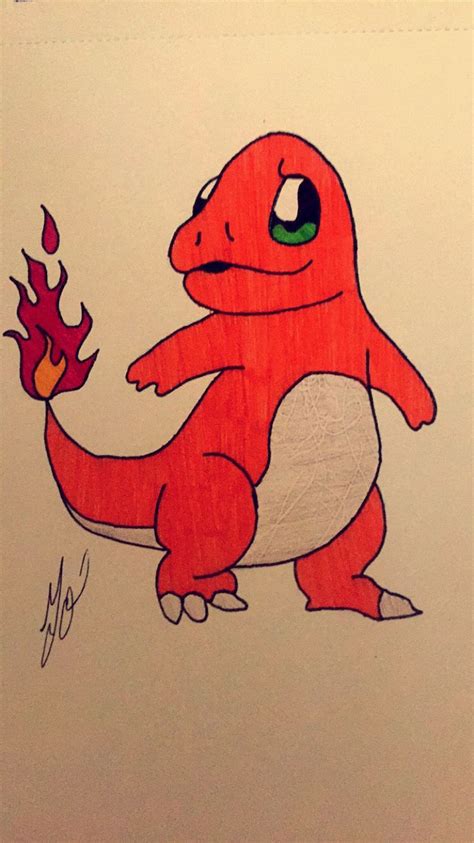 #Charmander #Pokemon #Color #Drawing | Drawing illustrations, Pokemon ...