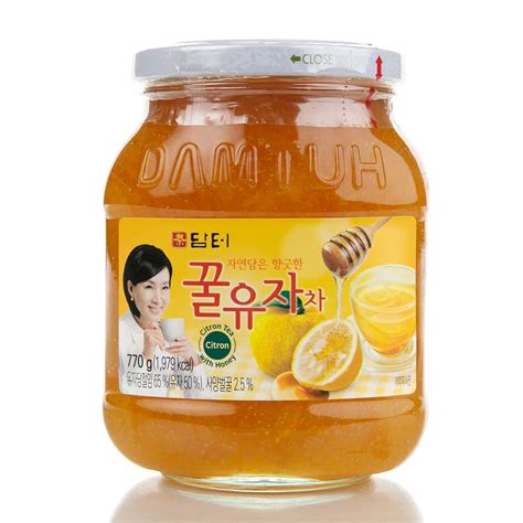 Damtuh Korean Honey Citron Tea Marmalade, Yuja Citrus Preserve, Vitamin