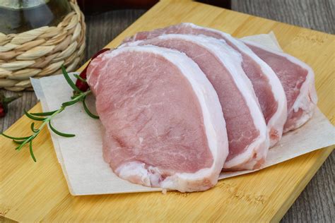 Raw pork steak 7677609 Stock Photo at Vecteezy