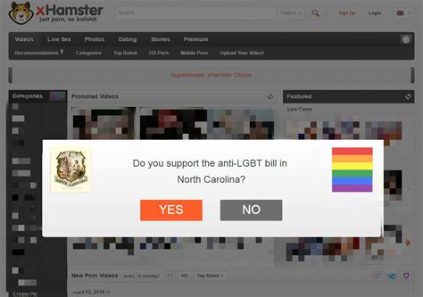 Photos: Free porn site xHamster restricts access to users in North ...
