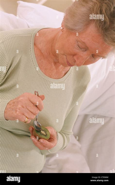 ELDERLY PERSON, VITAMINS Stock Photo - Alamy
