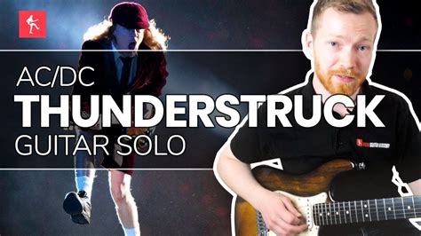 Thunderstruck Guitar Solo - How To Play Thunderstruck Guitar Solo by ...