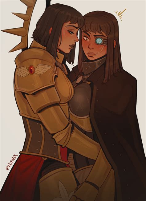 Celestine x Greyfax [warhammer] : r/wholesomeyuri