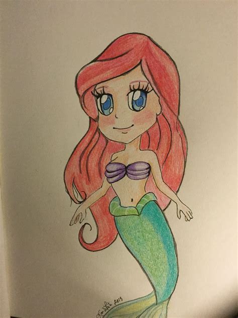 Ariel Little Mermaid Drawing 8 Ariel Drawing Little Mermaid Drawings ...