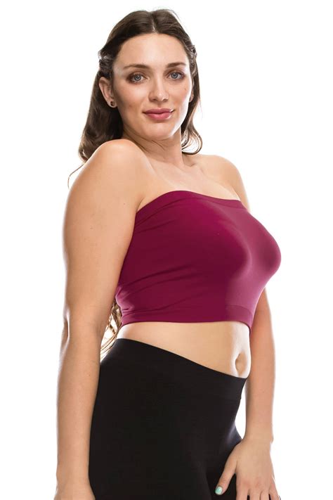 Plus Size Cotton Tube Tops