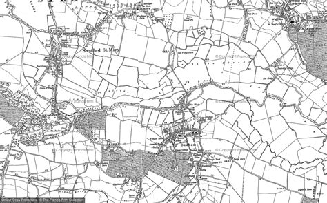 Old Maps of Dedham, Essex - Francis Frith