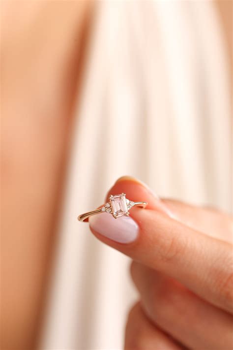 Diamond Engagement Ring Wedding Ring, Couple Rings, Delicate Ring