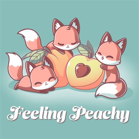 Feeling Peachy | Funny, cute, & nerdy t-shirts - TeeTurtle