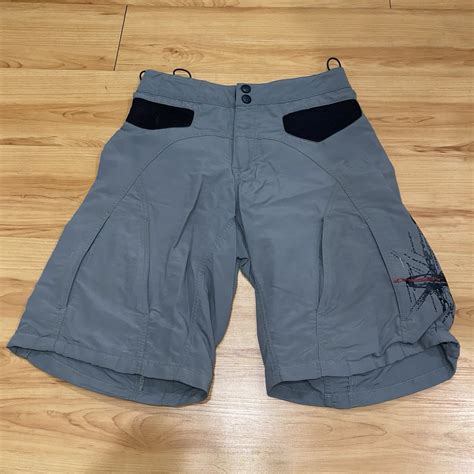Oakley 2000s Technical Curve Panelled Vent Zip Shorts… - Gem