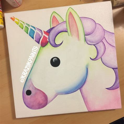 unicorn painting ideas  beginners  shawn peter blog