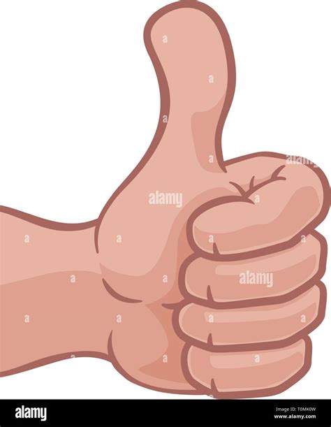 Thumbs Up Hand Cartoon Icon Stock Vector Image & Art - Alamy