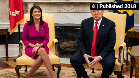 Nikki Haley to Resign as Trump’s Ambassador to the U.N. - The New York