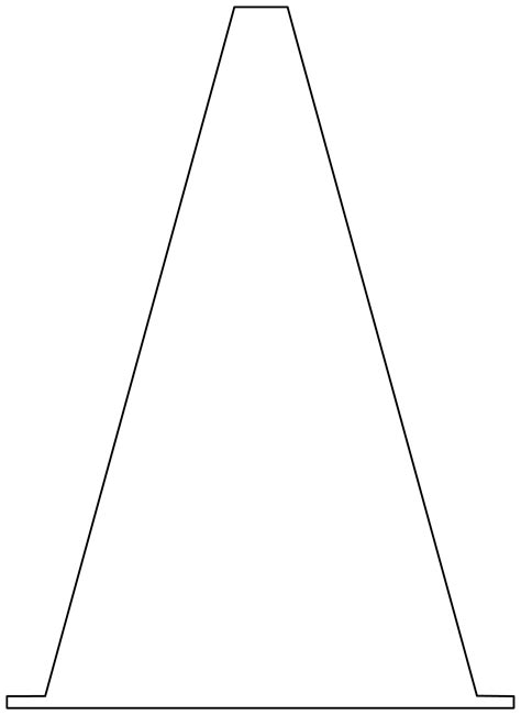 Shape of Guide Cone | Free Printable Papercraft Templates