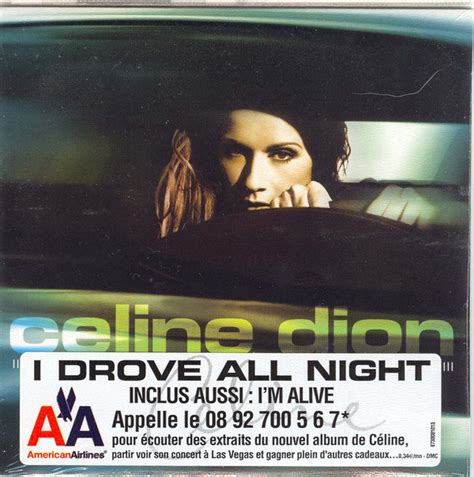 Celine Dion* - I Drove All Night (2003, Cardsleeve, CD) | Discogs