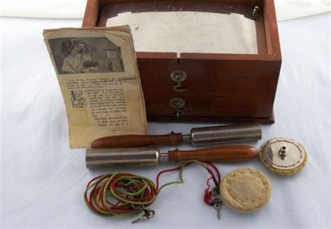 Vintage victorian vibrators were loud as hell looked like hand held