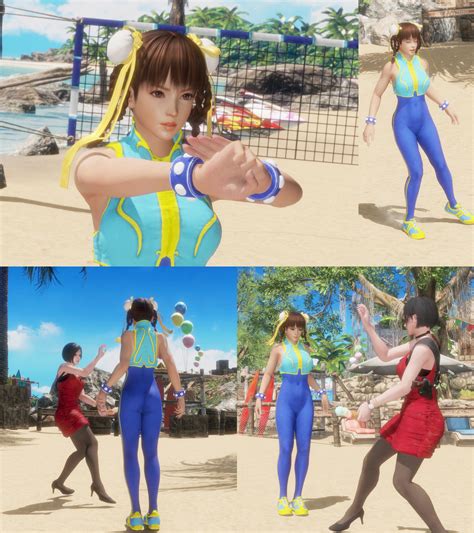 Dead or Alive 6 mod Lei Fang as Alpha Chun Li by monkeygigabuster on