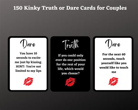 250 Adult Truth or Dare Game Card Bundle - Kinky Couples Game and Dirty