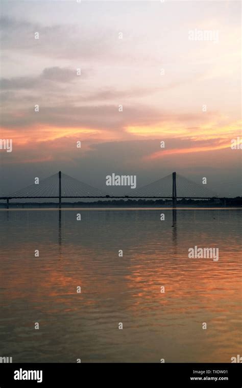 New Yamuna bridge, Uttar Pradesh, India, Asia Stock Photo - Alamy